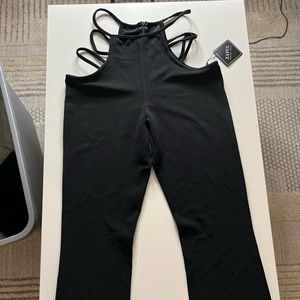 ZAFUL Women's High Waist Cut Out Pants Ladder Bootcut Textured
Flare Pants